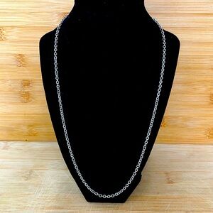 $57 Nicky Butler Estate Chain Sterling 24" 12.2 Grams Marked NB 925 INDIA